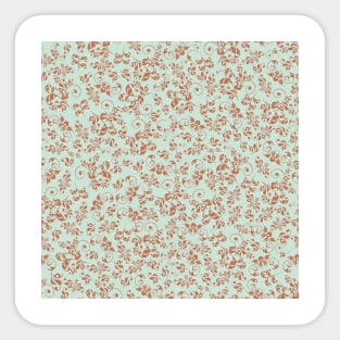 Floral Explosion Collection - Vintage Retro Floral Pattern 9# Sticker